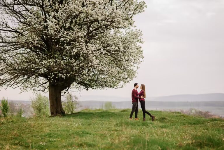 Filming spring romance in the catskills.